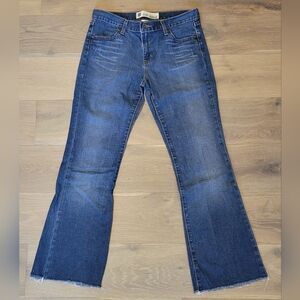 Gap Jeans Stretch Womens Size 6 Blue Boot Cut Distressed Faded Denim